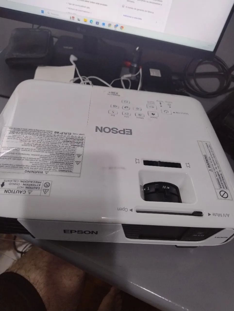 Projetor EPSON Power Lite X36+ - Foto 4
