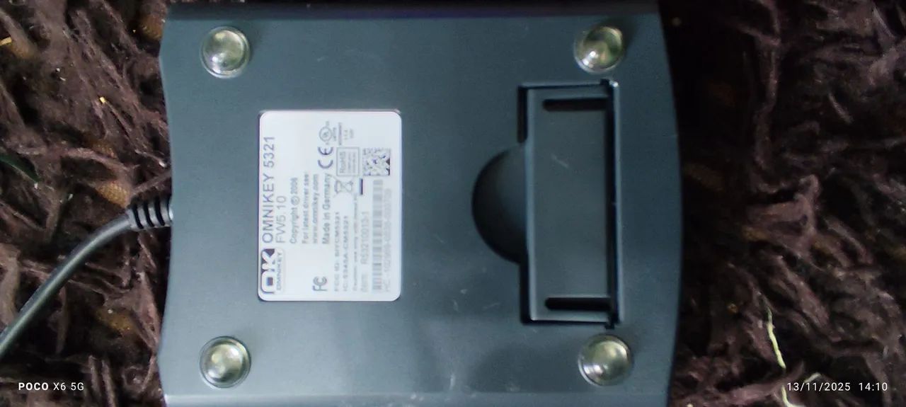 Leitor de Cartão inteligente 64396505040257123