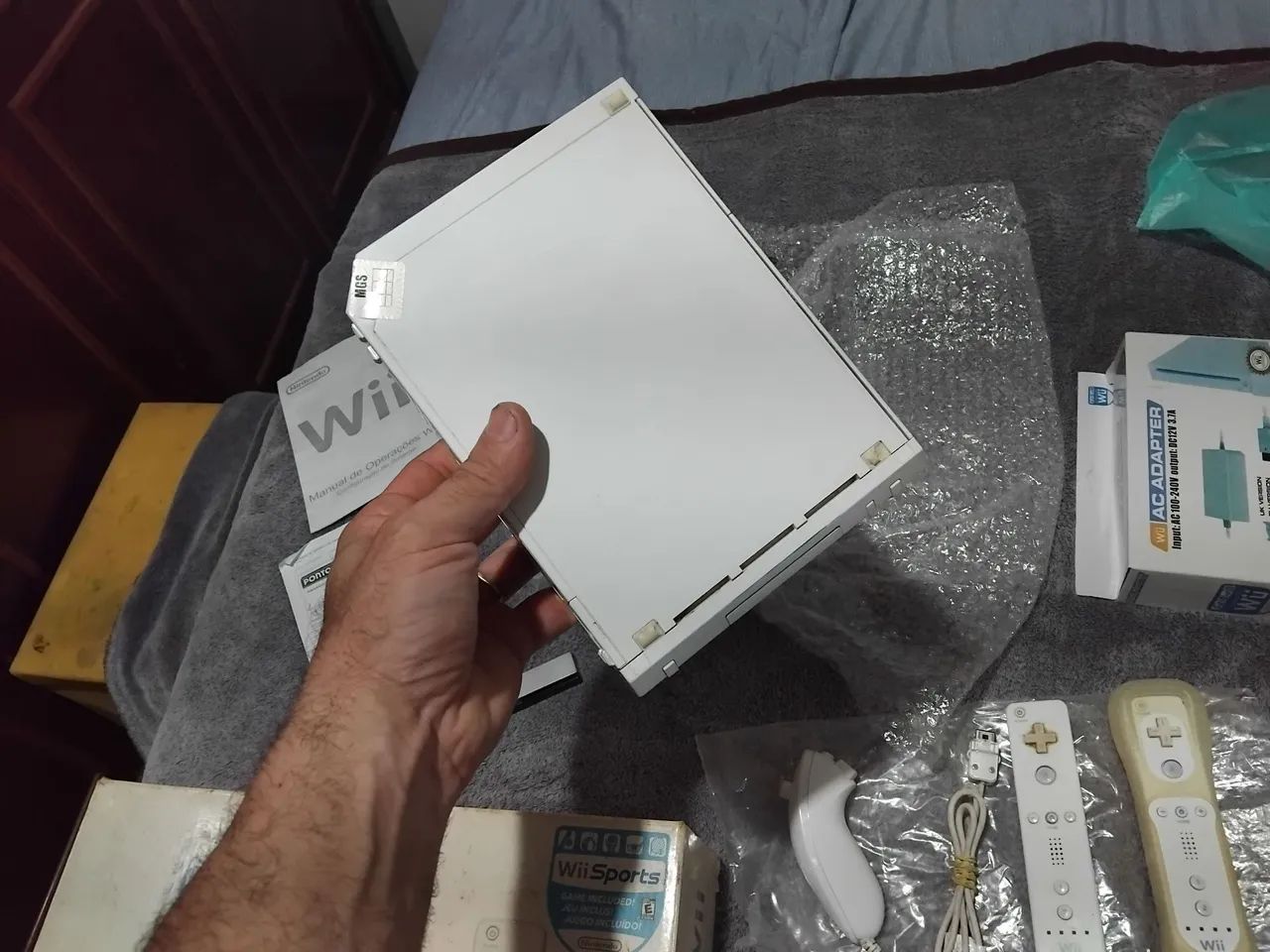 Nintendo wii americano 119 jogos 3 controles retro compativel game cube  - Foto 5
