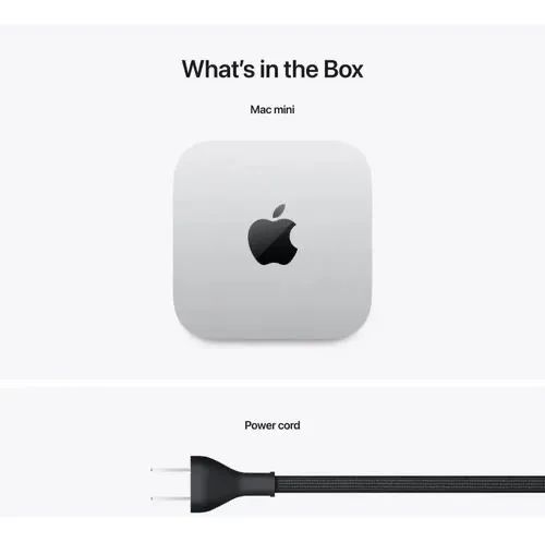 Mac Mini 2024  M4 Chip   Memória 16GB 256GB SSD  Cor silver (prata)   - Foto 2