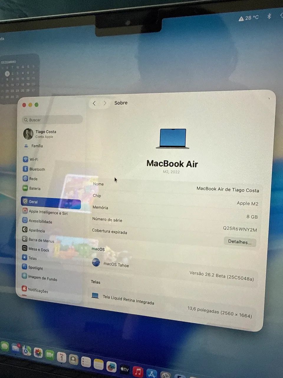 Apple Macbook Air M2, 256 Gb, 8 Gb RAM, 13 polegadas Retina - Foto 5