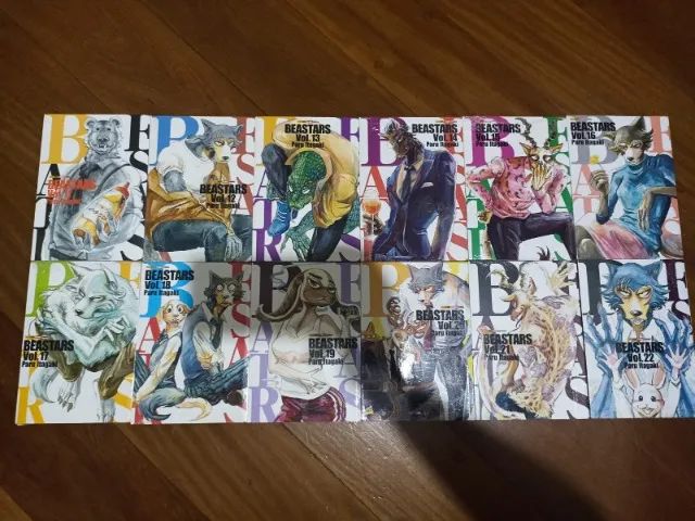 Coleção Mangás Beastars Completo 1 ao 22 Pouco Usado - Foto 6