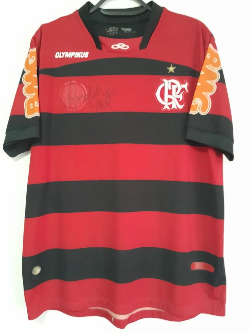 Camisa Flamengo 2011 #10 Ronaldinho Autografada