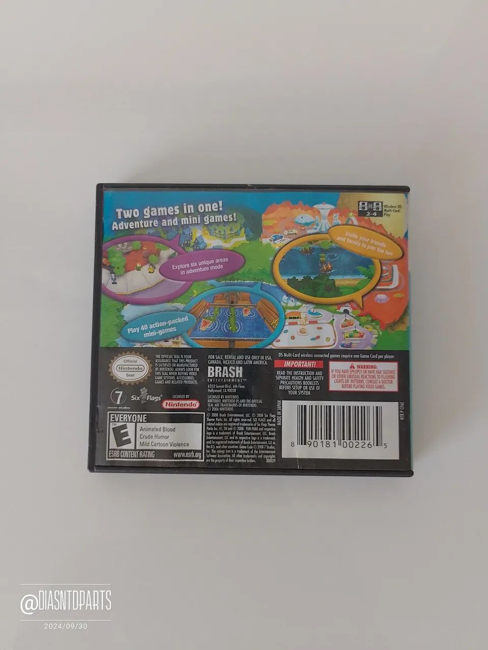 Fun Park Original - Jogo Nintendo Ds  - Foto 4