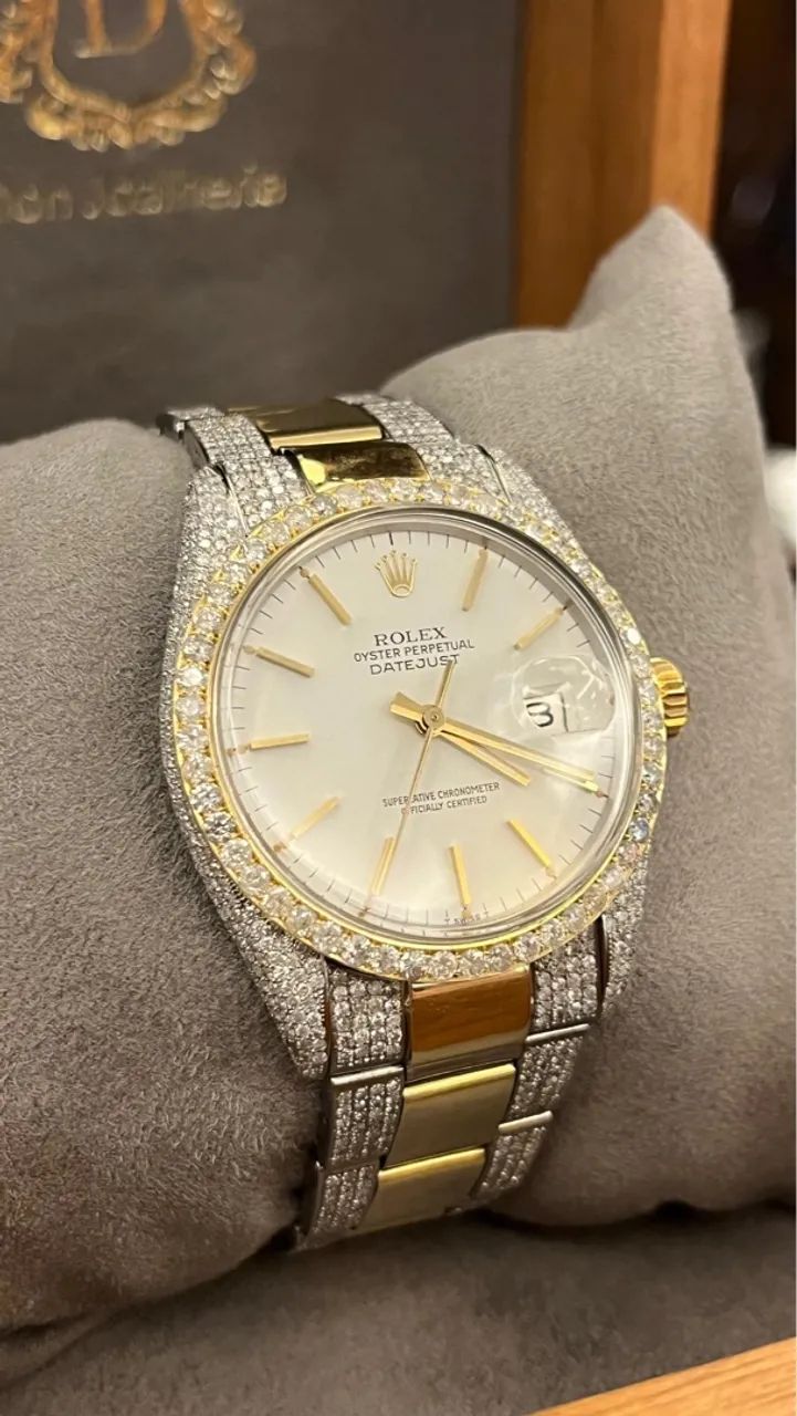 LIQUIDANDO !! ROLEX OURO 18k E DIAMANTES - Foto 5