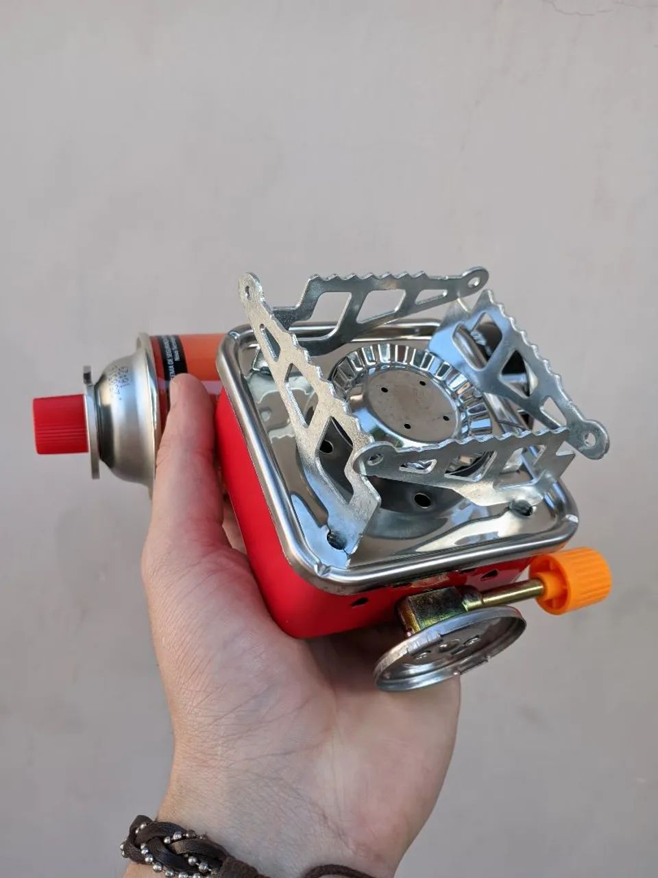 Kit fogareiro e cartucho trilha trekking montanha acampamento camping viagem - Foto 3