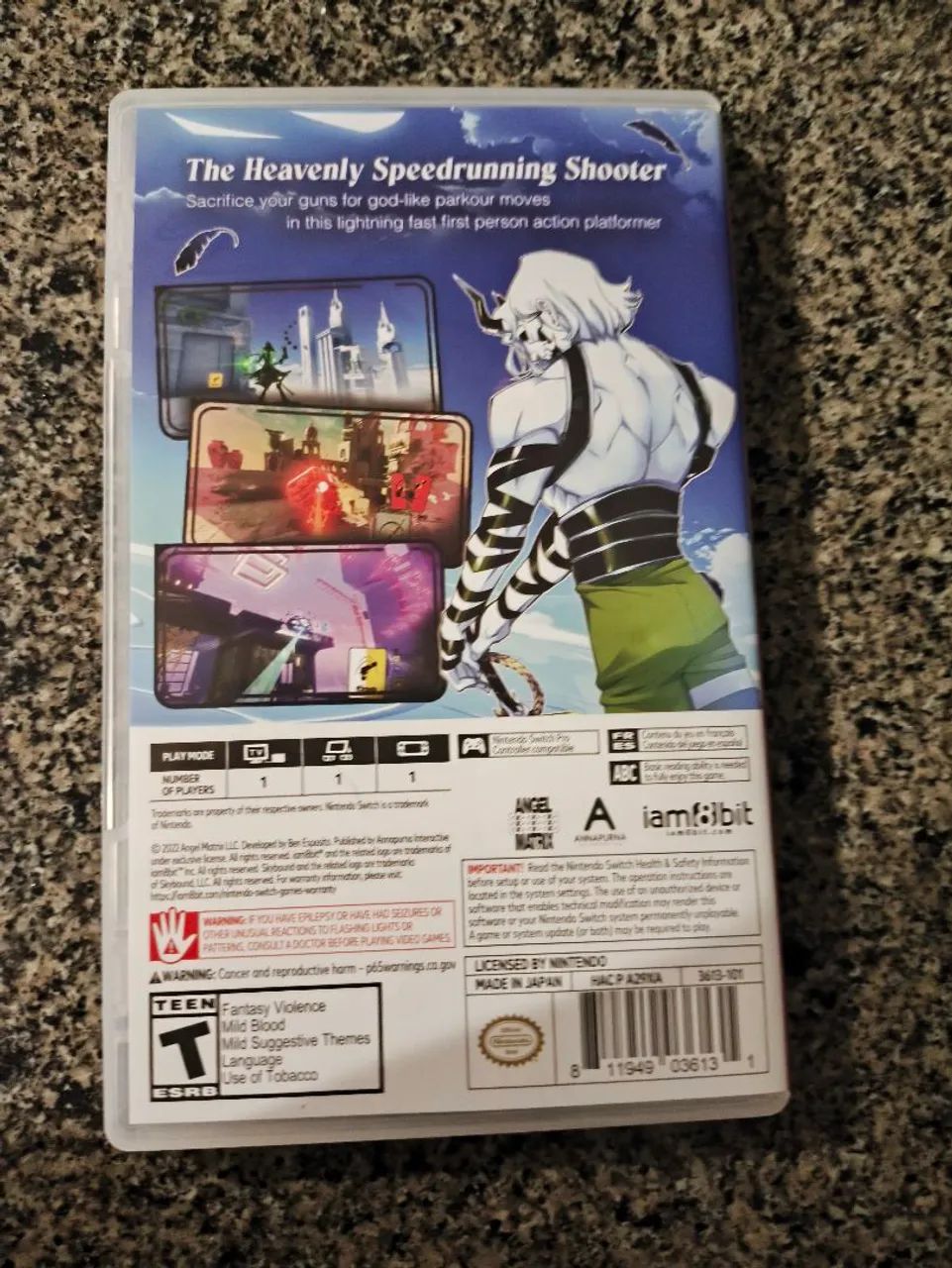 Neon White Nintendo Switch Game64717108806018121