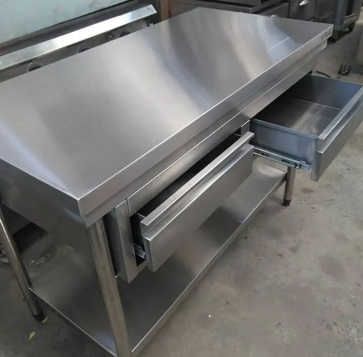 Mesa de Preparo de Alimentos em Aço Inox - Foto 2