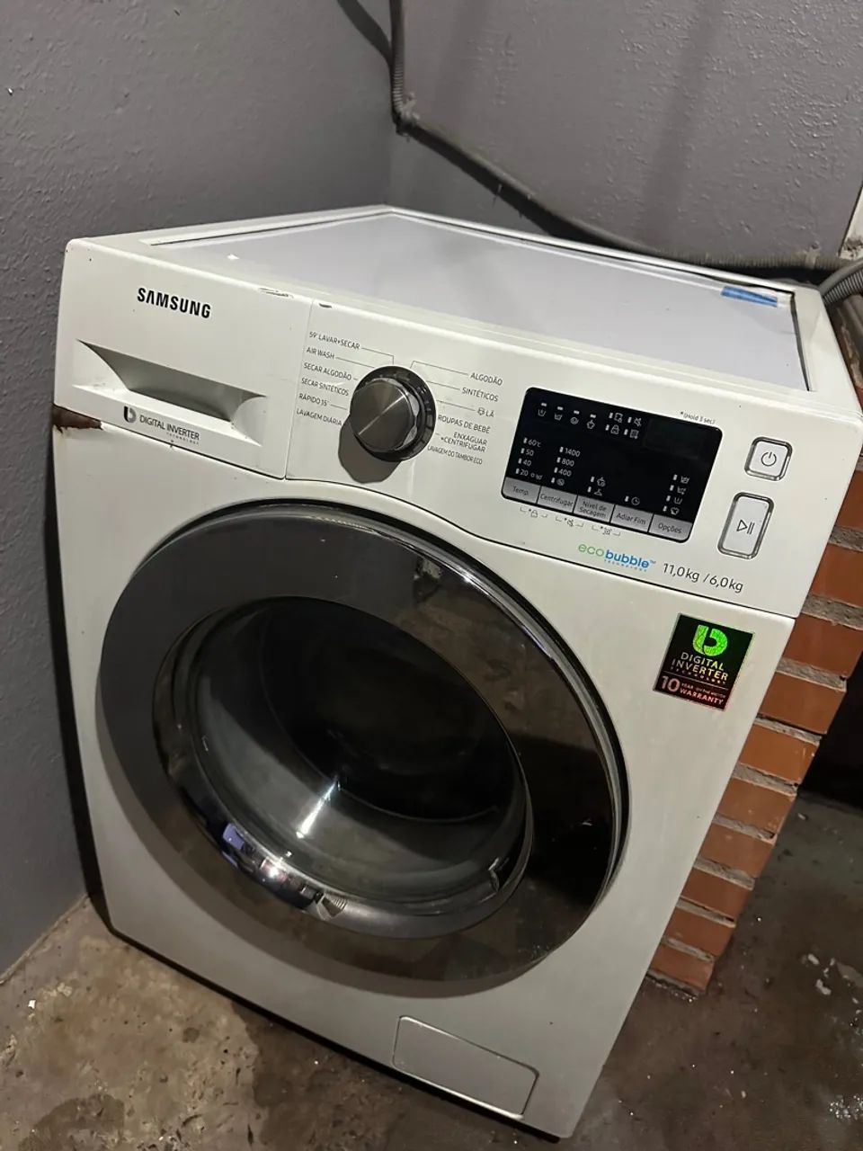 Máquina de Lavar e Secar Samsung 11kg Eco Bubble - Foto 5