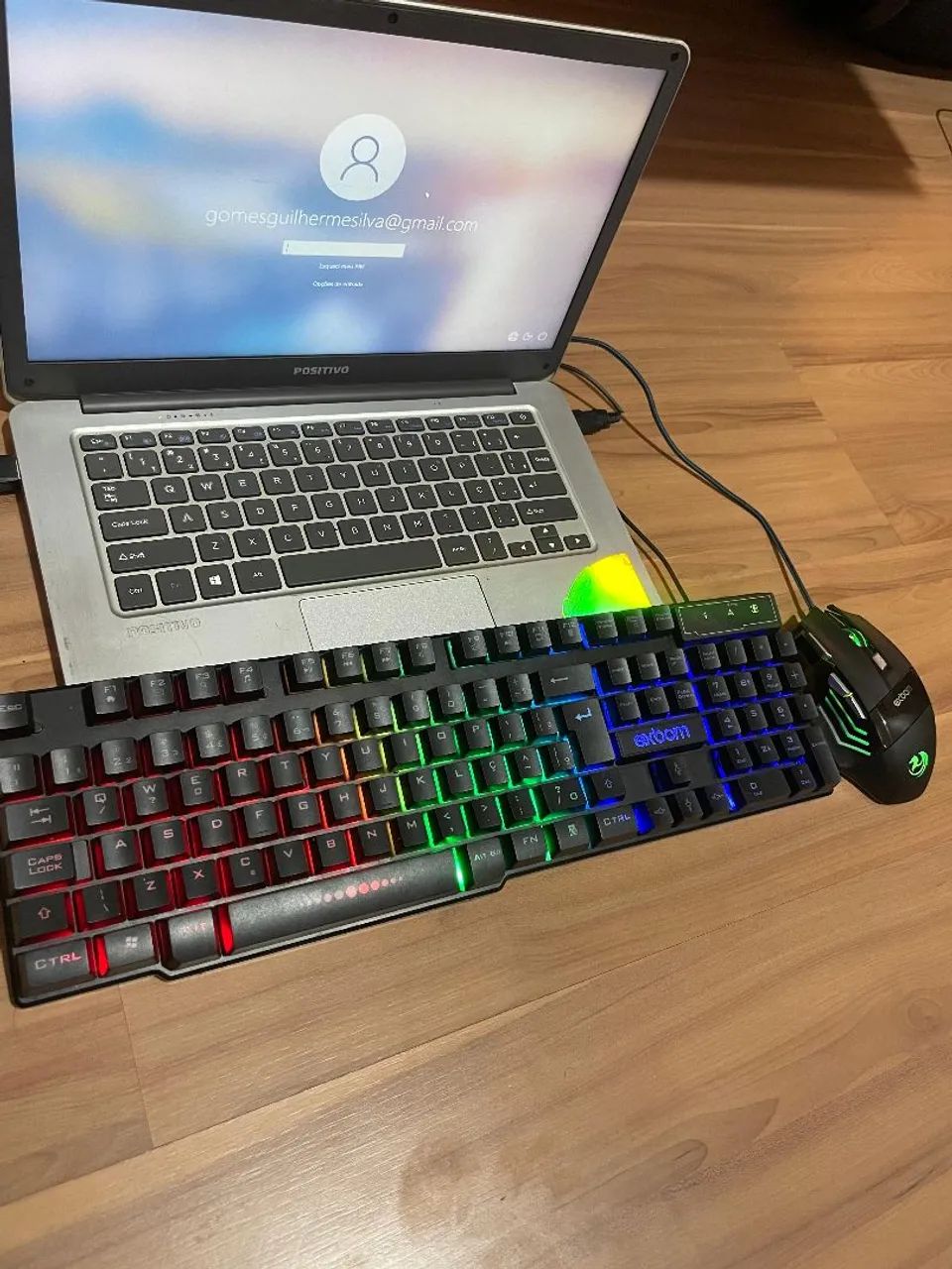 Kit Teclado e Mouse Gamer RGB - Foto 3
