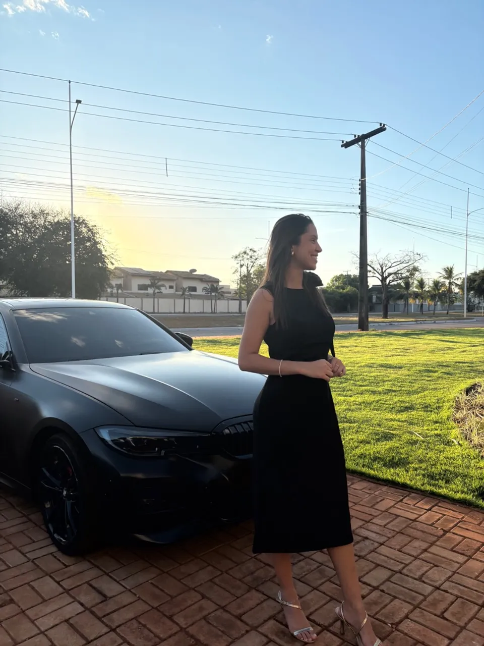Vestido preto elegante
