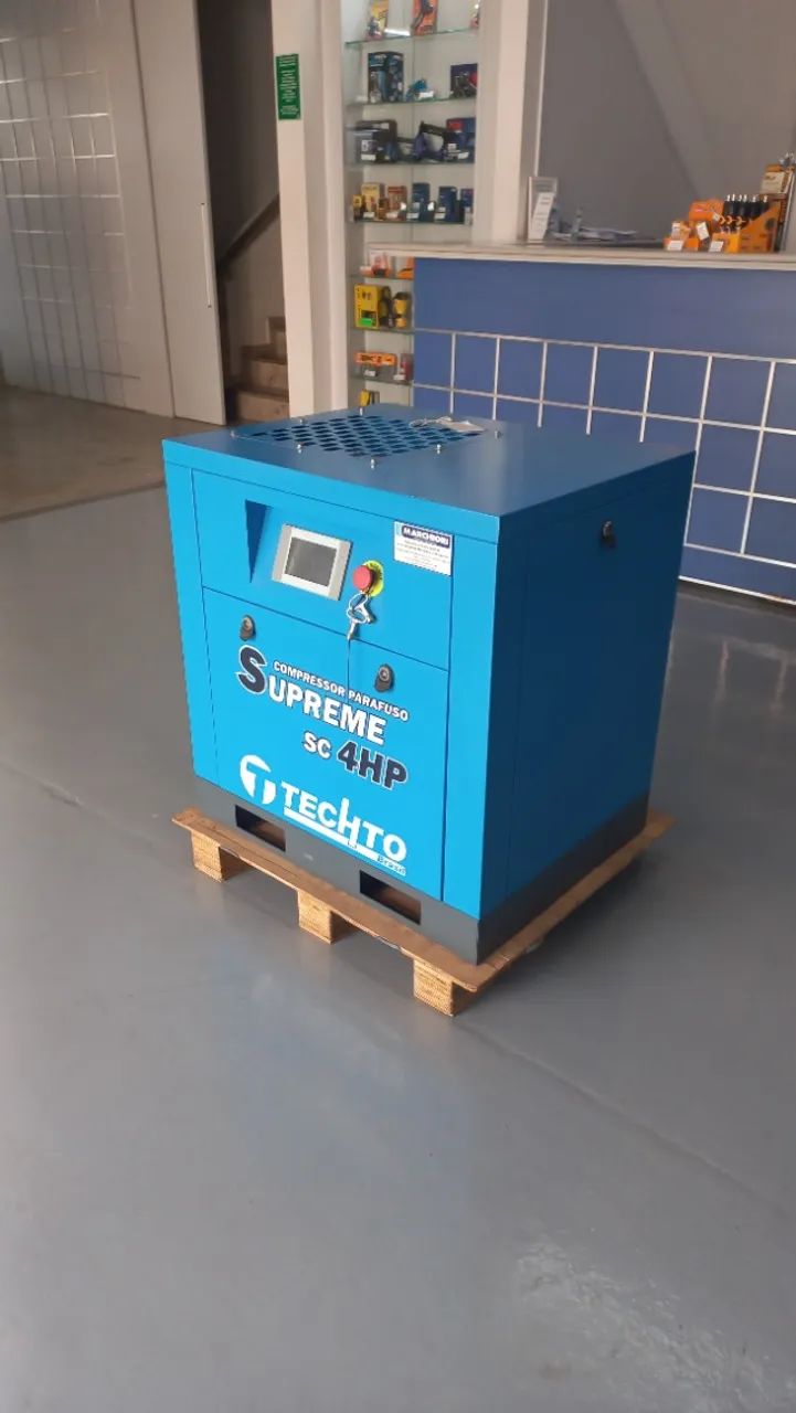 Compressor Parafuso Techto supreme SC 4 HP - Foto 4