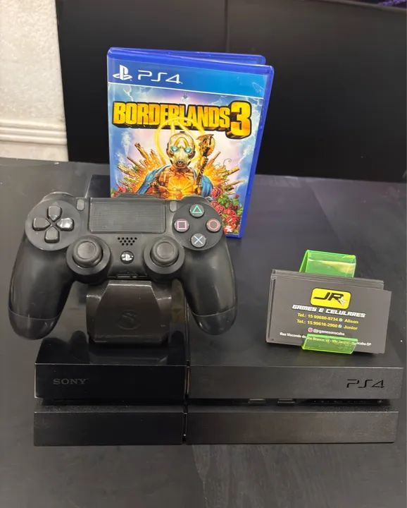Playstation 4 fat 500GB com Jogo e controle
