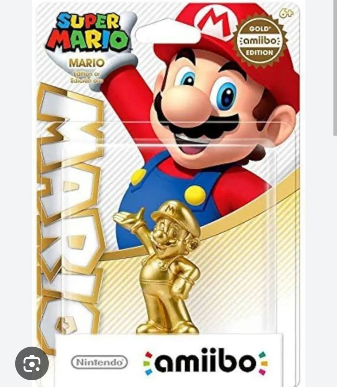 Amiibo gold mario lacrado - Foto 3