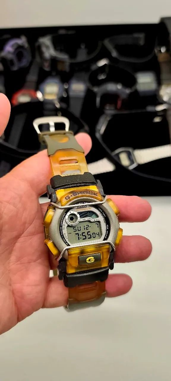 Relógio Casio G-Shock DW-003 G-Lide Módulo 1647 de 1997 (Raro)