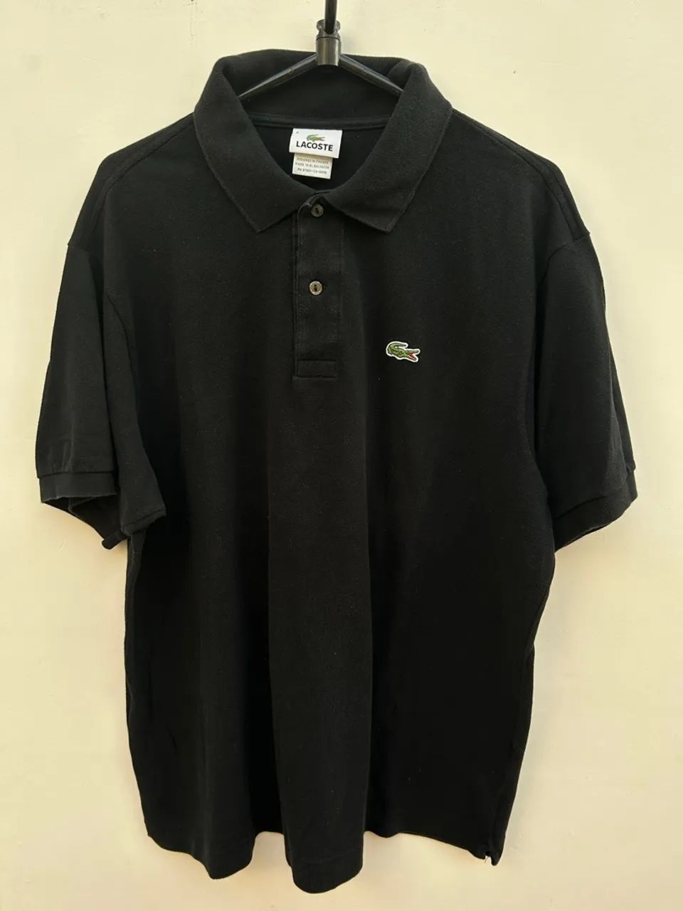 Camisa Polo Lacoste Preta original