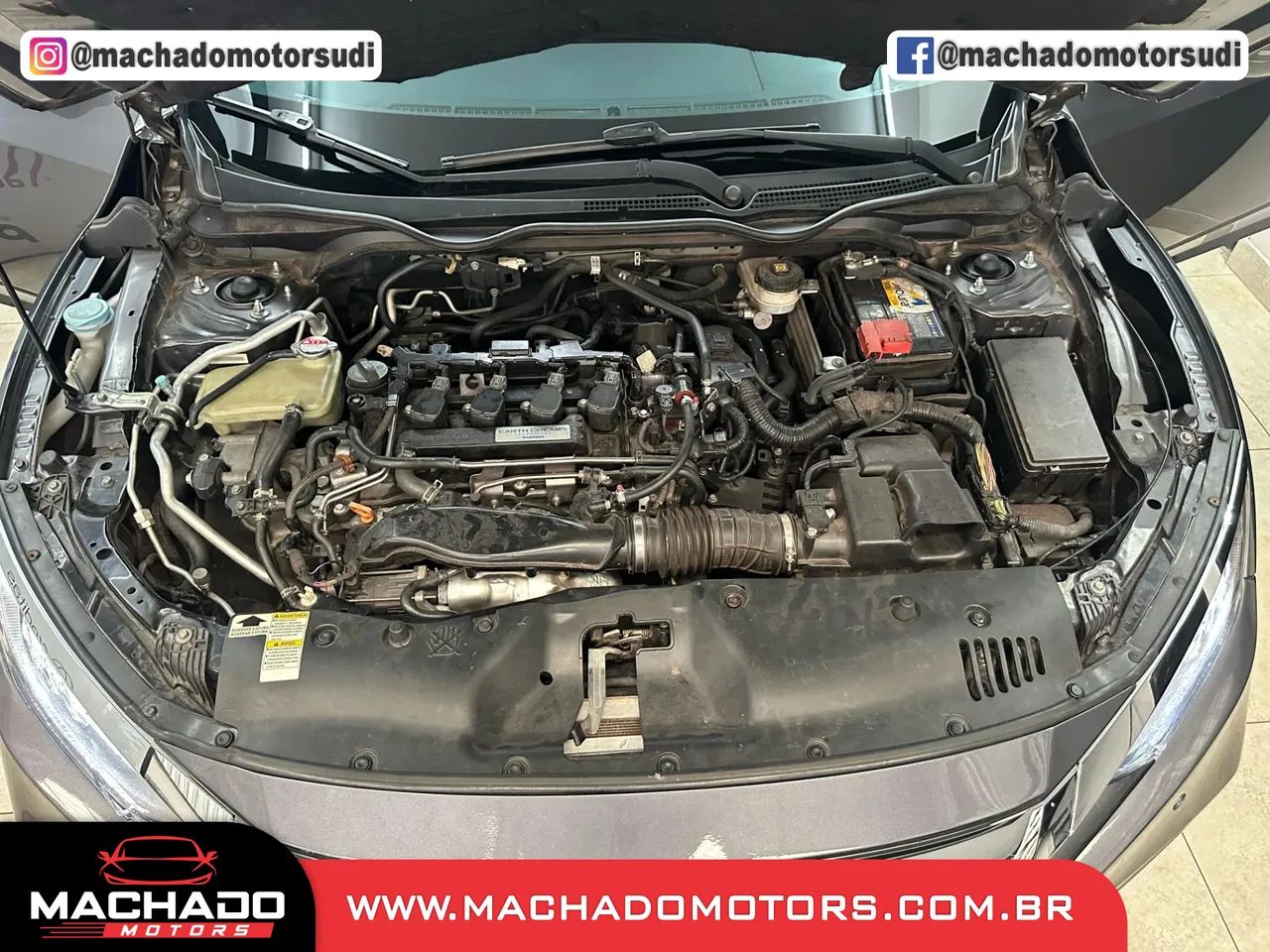 HONDA CIVIC 1.5 16V TURBO GASOLINA TOURING 4P CVT CINZA 2019 - Foto 5
