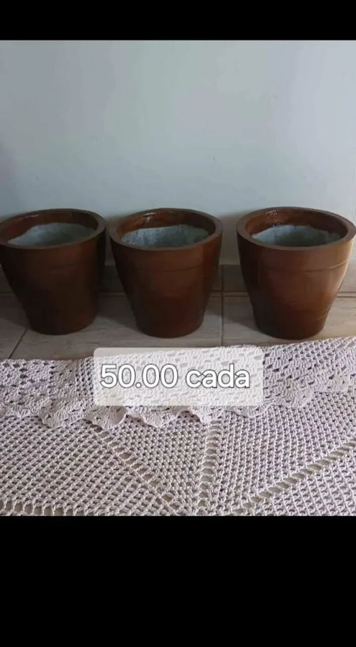 Vasos de plantas de cimento  - Foto 3
