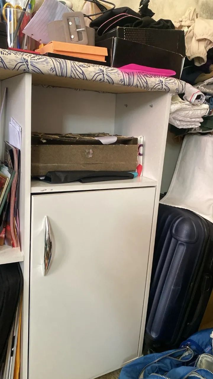 Tabua De Passar Roupa Com Organizador Porta E Prateleiras