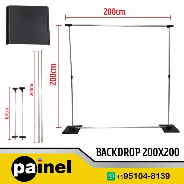 Locação de Backdrop  - Aluguel Para Eventos - A partir de *189,00