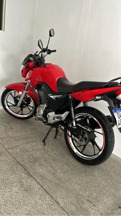 Honda CG 160Fan - Vermelha - 2020 - Foto 2
