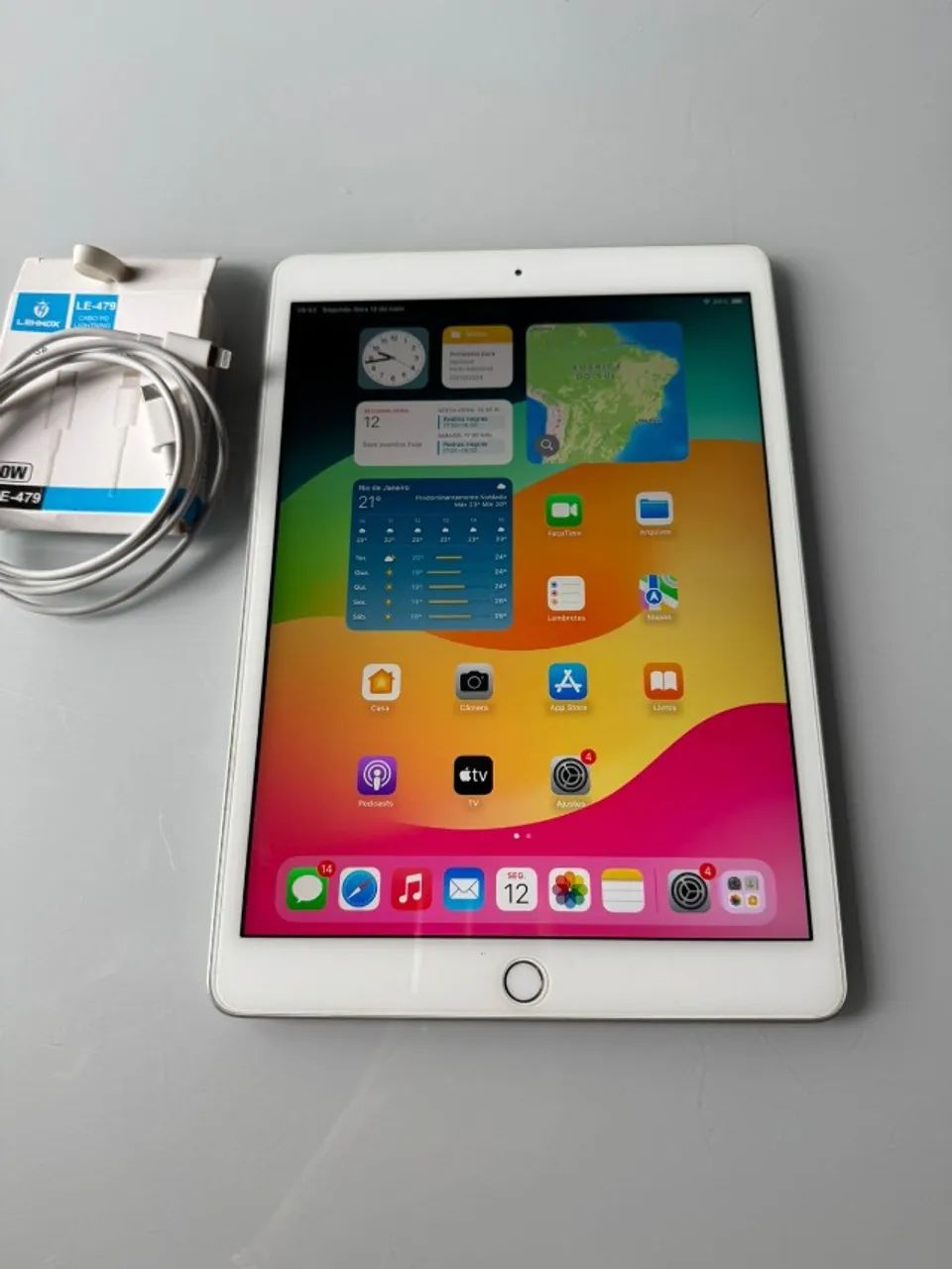 Apple ipad de 10.2" wi fi 32gb cinza espacial (8ª geração) modelo A2270