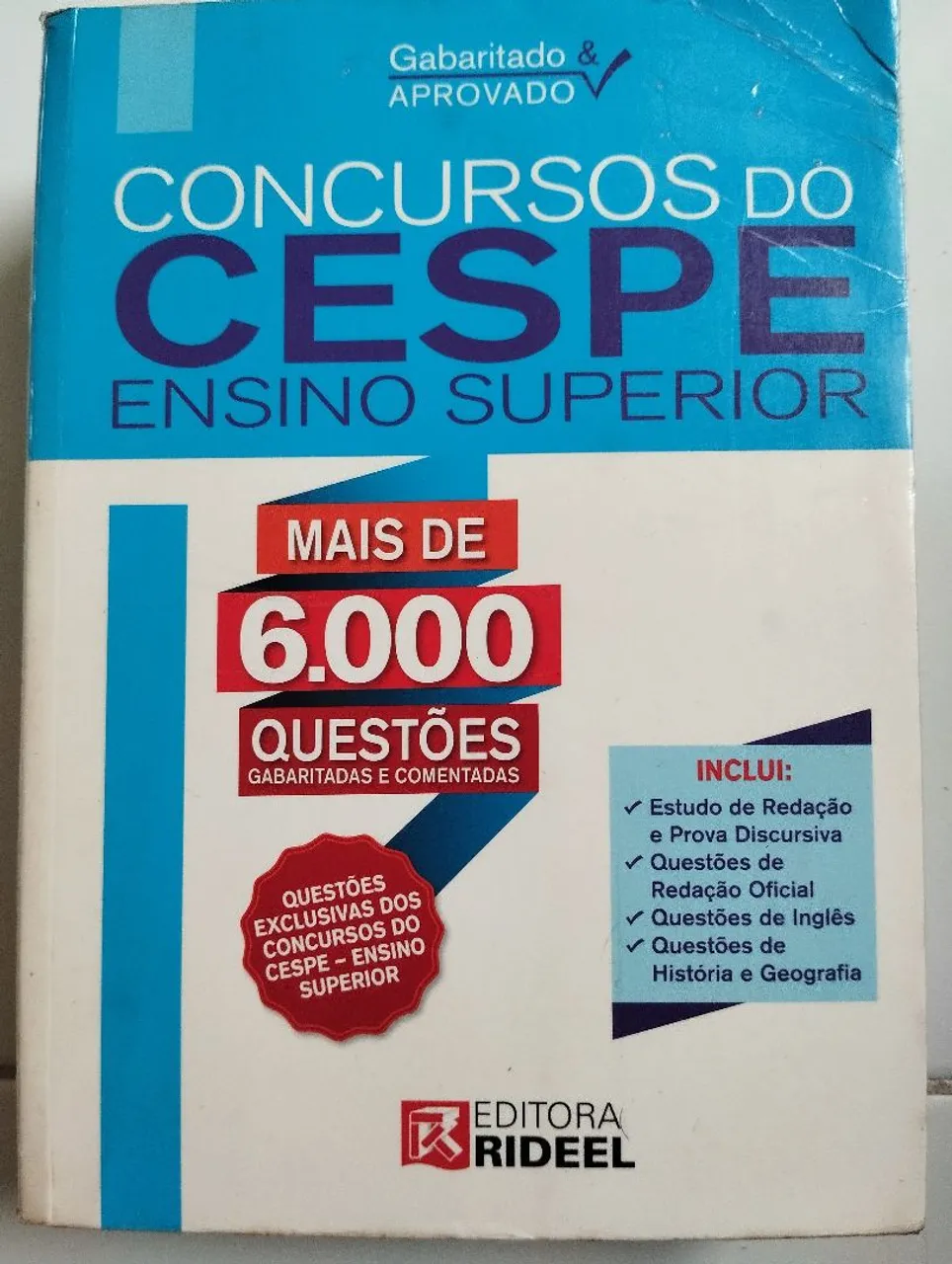 Concursos do CESPE - Ensino Superior - Editora Rideel