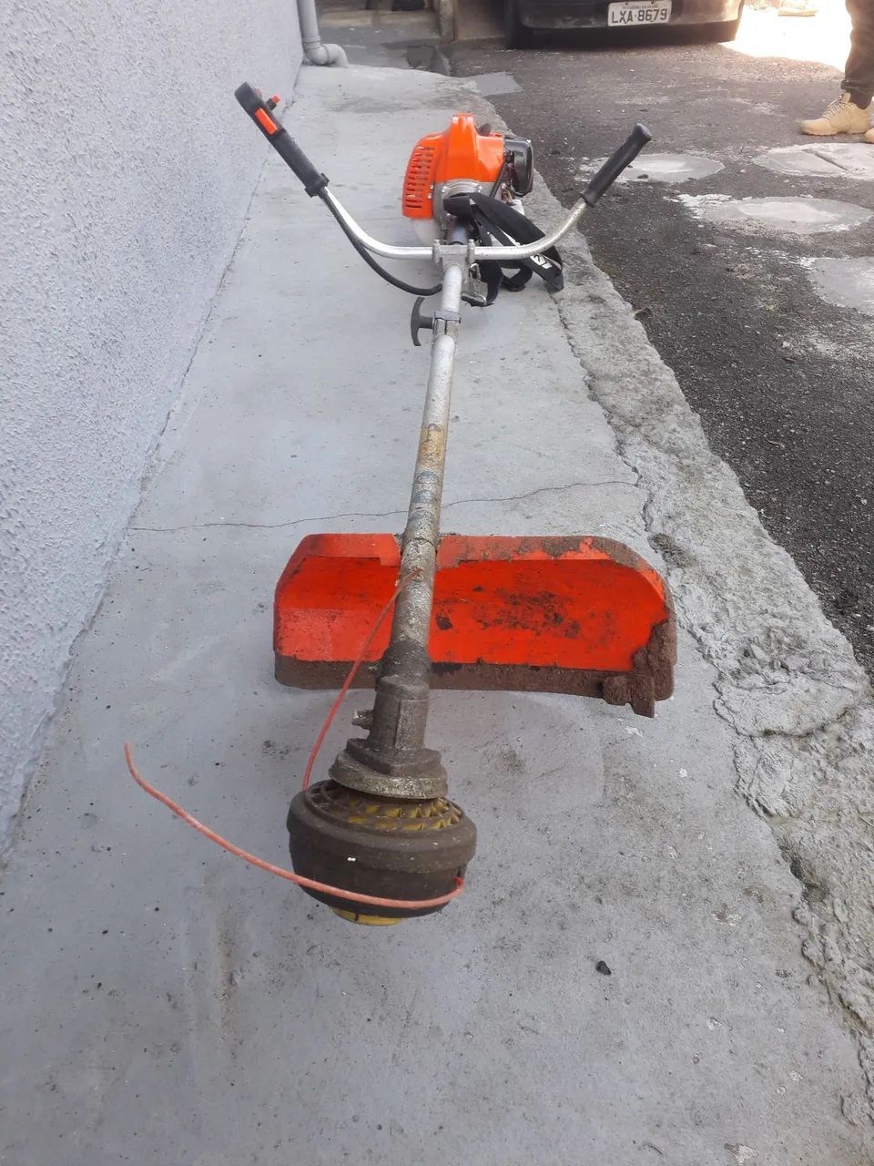 Roçadeira à gasolina 65cc 3hp Knakasaki - Foto 2