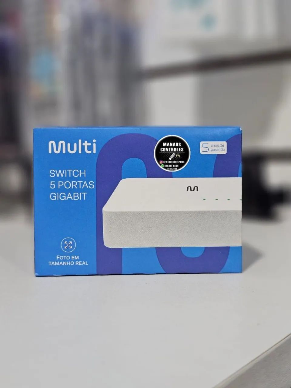 Switch gigabit 5 portas multi