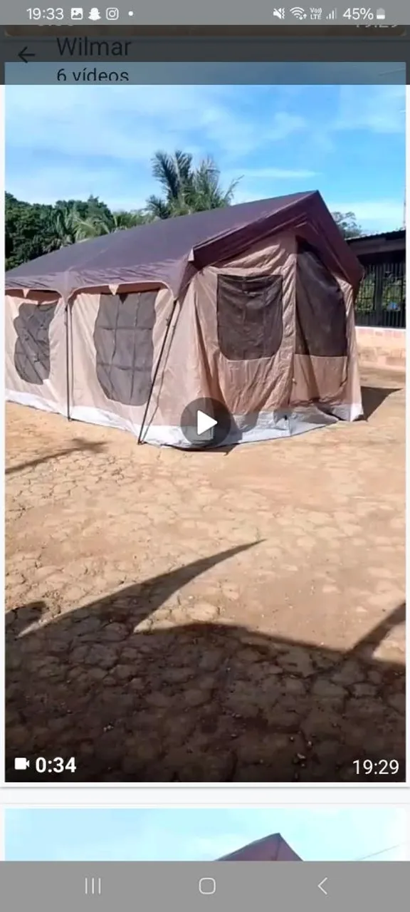 Barraca de Camping para Família 3x5. 2.500 , a negociação