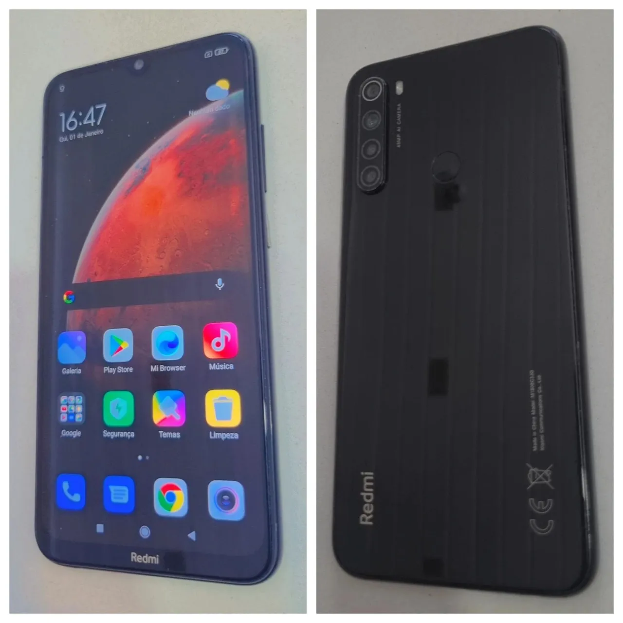 Vendo Redmi note 8 Novo 128 GB de memória