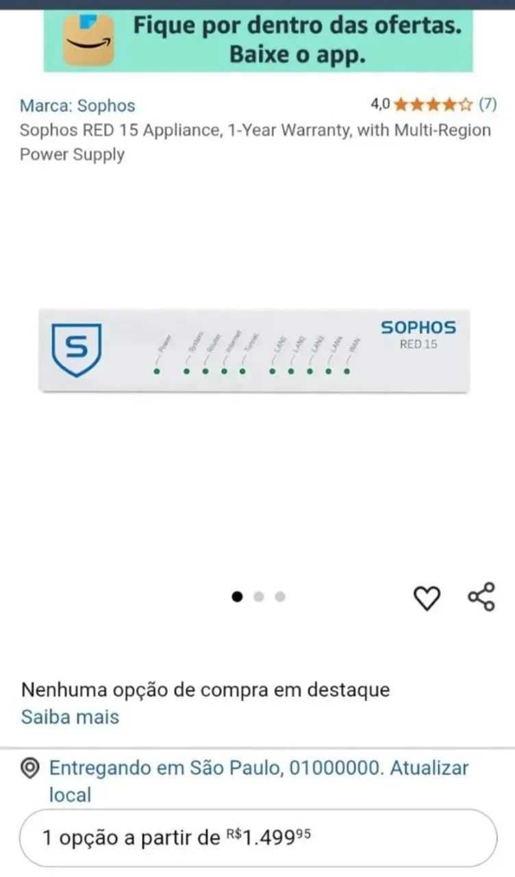 Roteador Sophos Red 15w - Foto 5