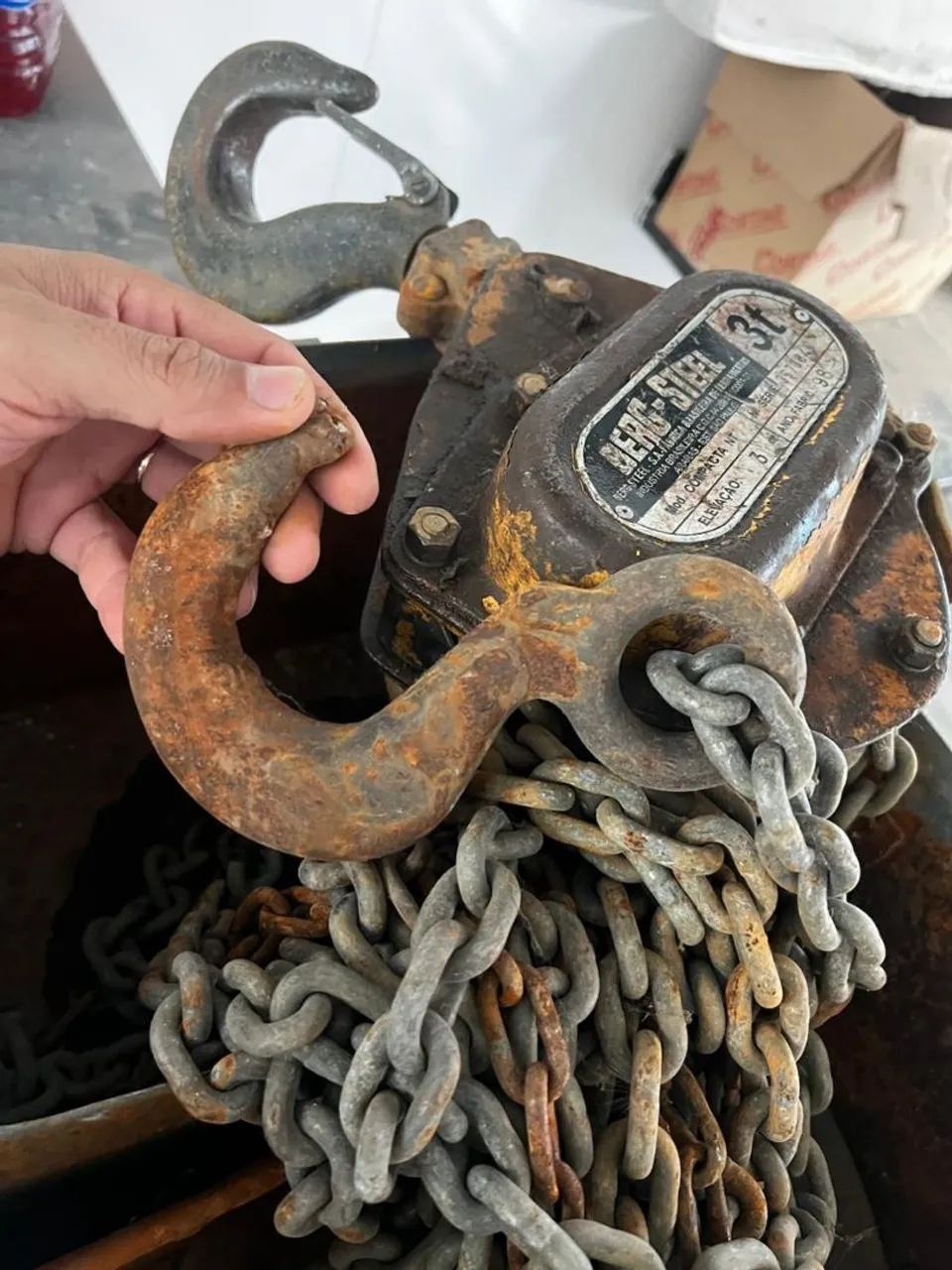 Talha de corrente Berg Steel 3t