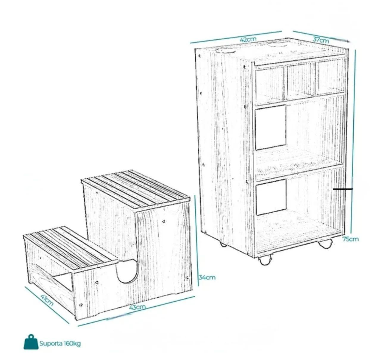 Maca Fixa Audrey Completa - Foto 4