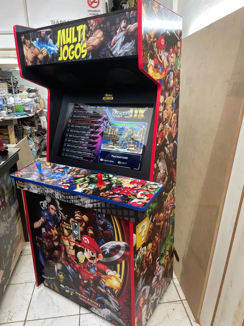 Máquina Retro Multijogos 