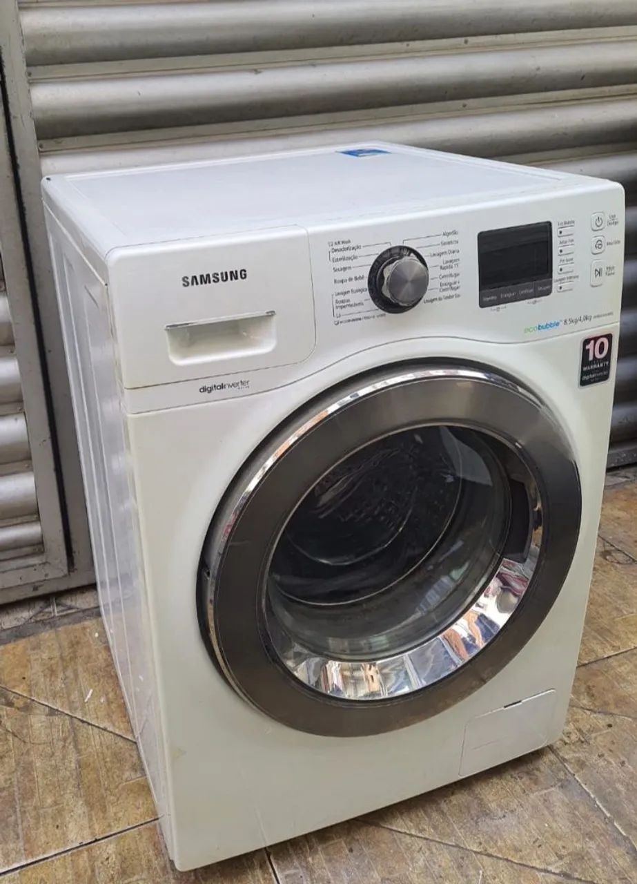 Máquina de Lavar Samsung Eco Bubble 8,5k frete e instalação grátis na região. g - Foto 3