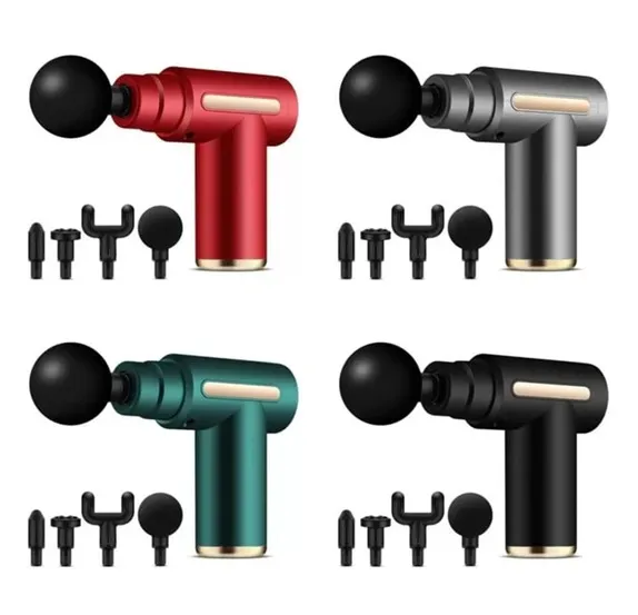 Pistola Massageador 4 ponteira - entrega a combinar