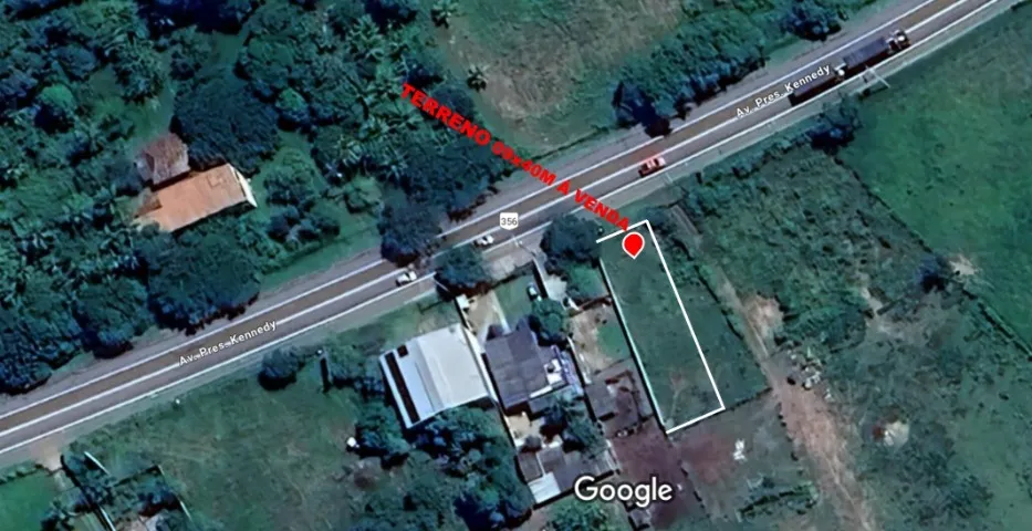 OPORTUNIDADE- TERRENO 09X40M AS MARGENS DA BR 356, RODOVIA DE ACESSO AO PORTO DO AÇÚ.