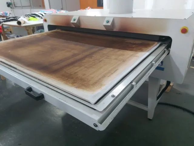 Plotter Epson, prensa de sublimação e computador  - Foto 4