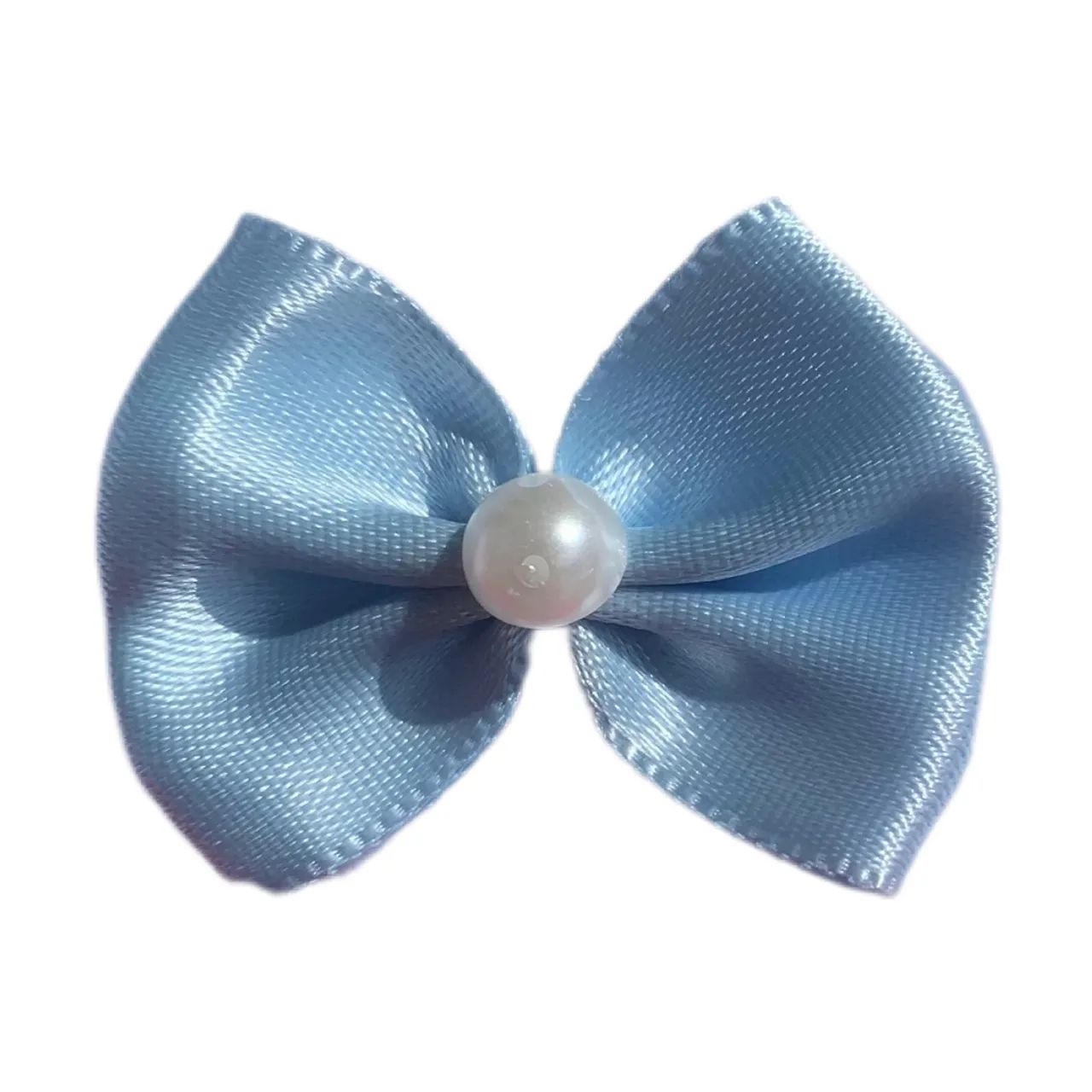 Kit c/ 50 laços pet Glamour de cetim M c/ elástico ortodôntico resistente. - Foto 5