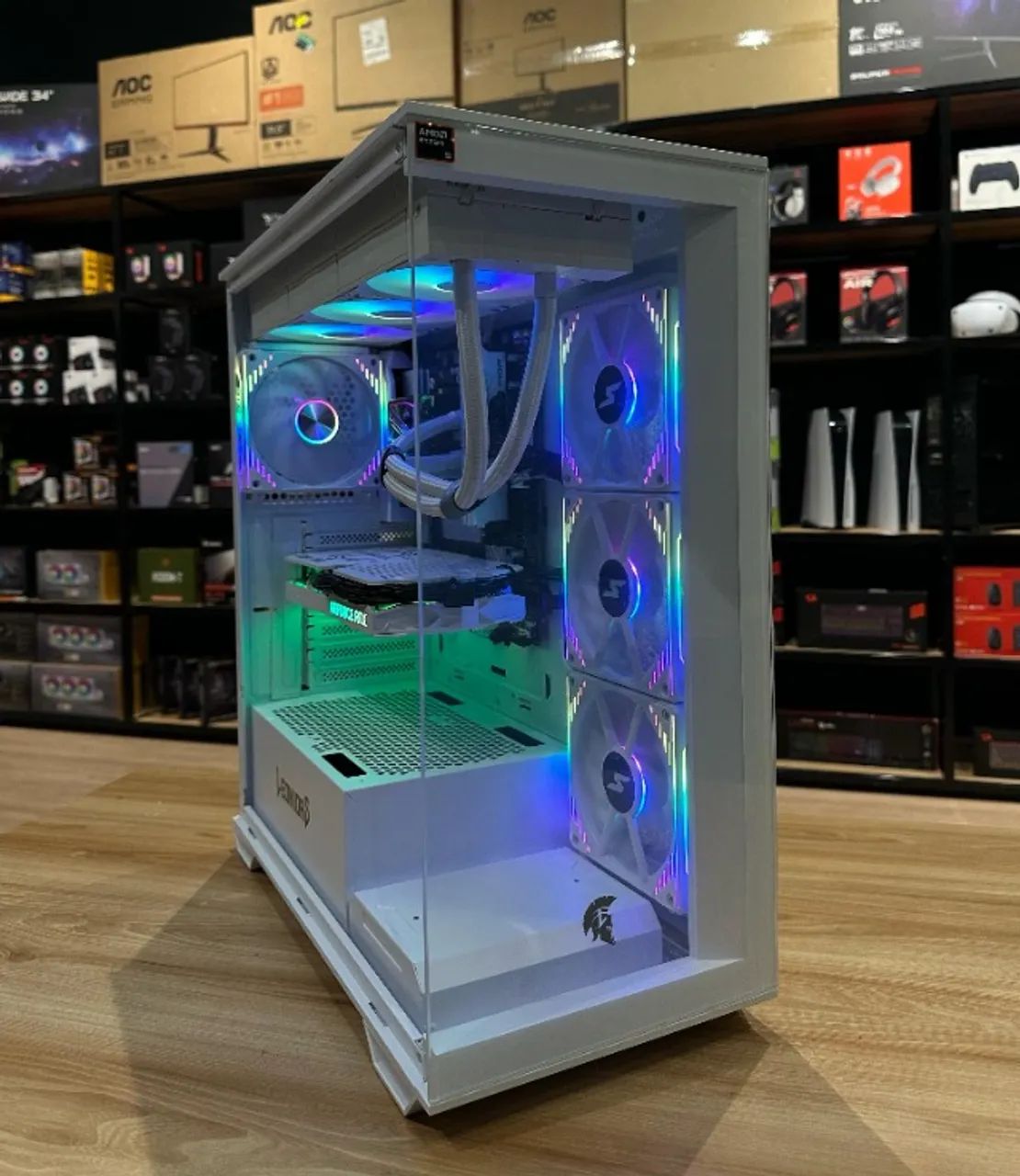 Pc Gamer Ryzen 9600X + Rtx 4060ti / 32gb Ddr5 Pronta Entrega (Loja Física) - Foto 2