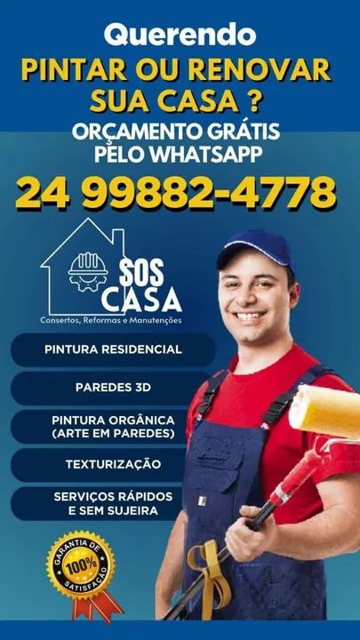 Pintor Profissional (Alta qualidade - Baixo preço)