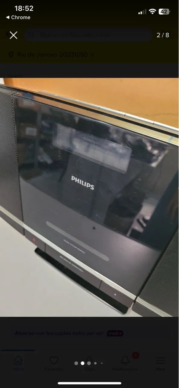 Microsystem Phillips radio/cd/mp3