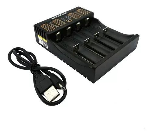 Carregador Liitokala Lii-402 Para Varios Tipos De Baterias 18650 Com Usb - Foto 2