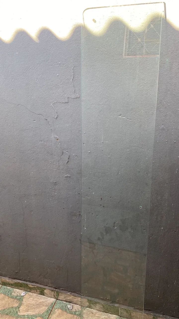 Vidro temperado prateleira + mão francesa