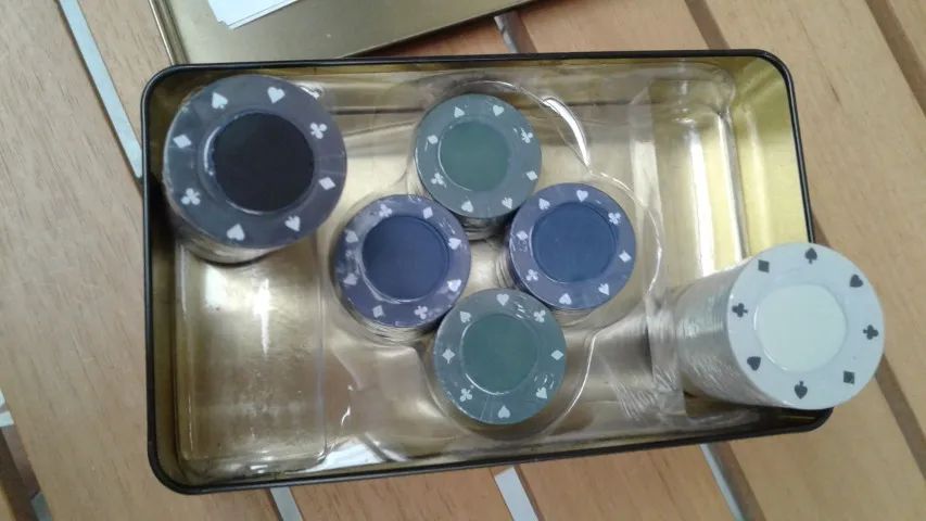 Fichas Para Poker Não Profissional  100 Fichas Onyx Games - Foto 5