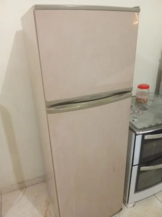 Vendo geladeira Duplex entrego grátis hj 600 reais  - Foto 3