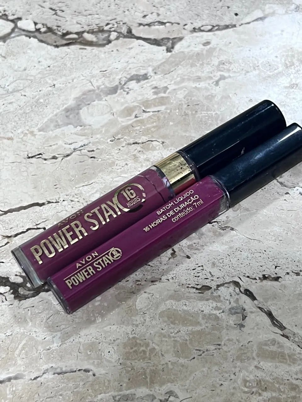Kit maquiagem - 3 com preço de 1: Batons Power Stay Avon + Delineador RubyRose  - Foto 3