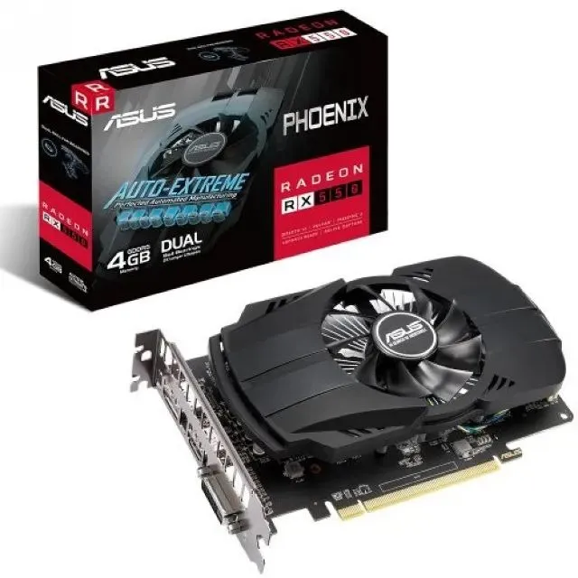 Placa de Vídeo Asus RX550 4gb Phoenix Radeon GDdr5 128bits
