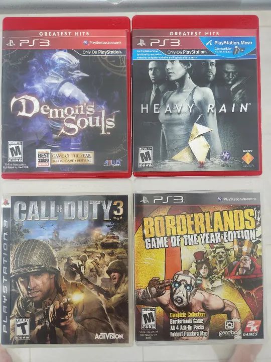 Jogos originais PS3 (Mídia Física/Semi-novo)